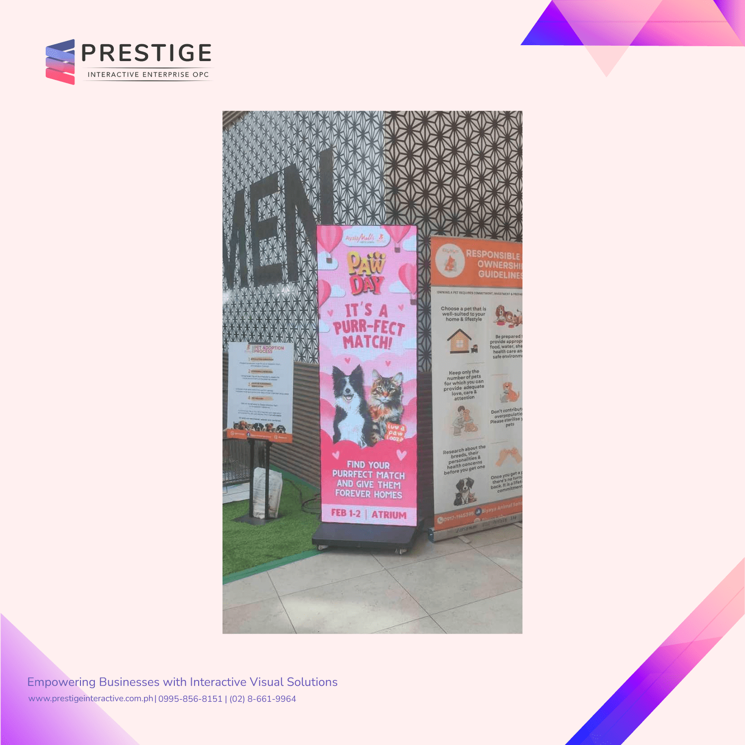 LED Poster Vertis North min