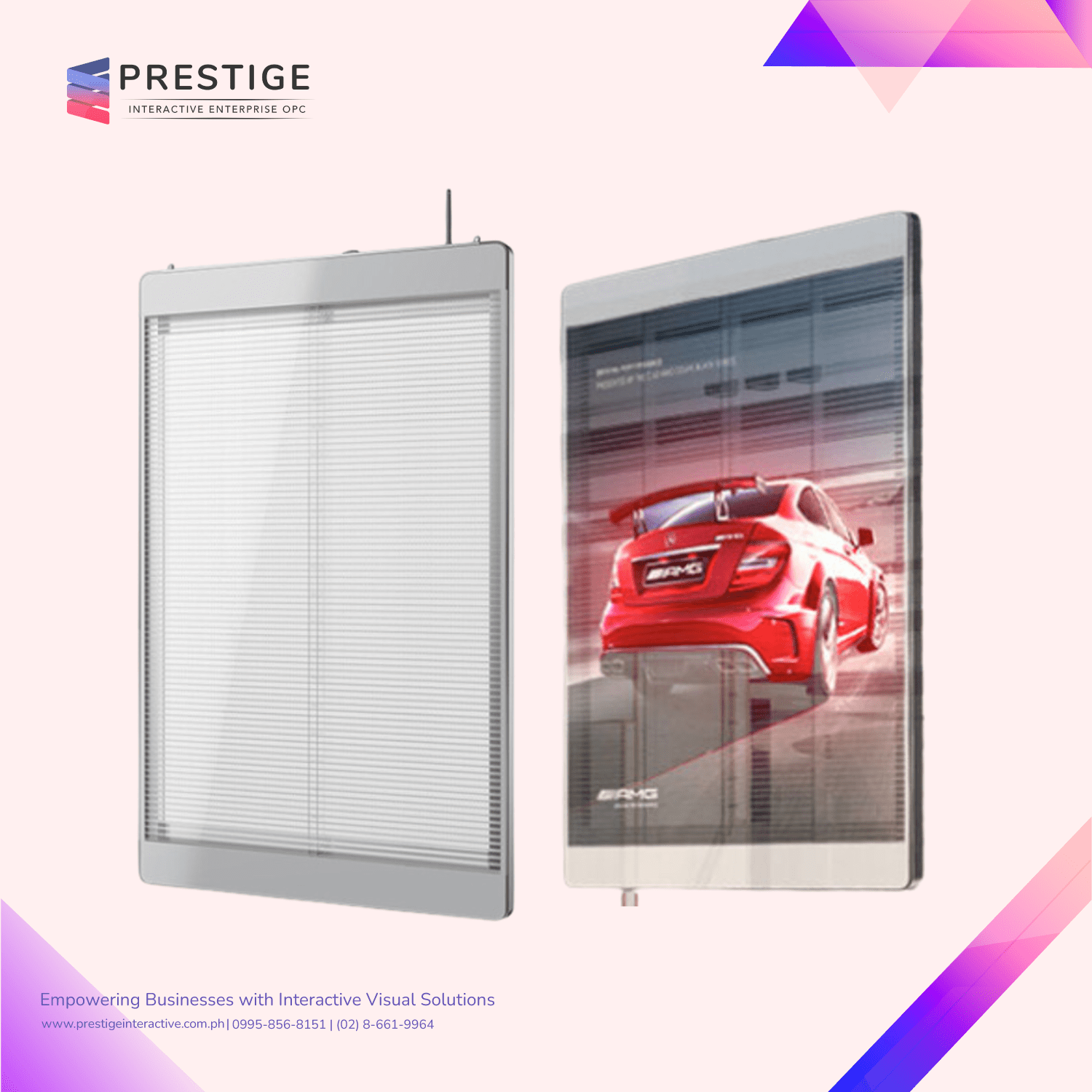 Transparent Poster LED min