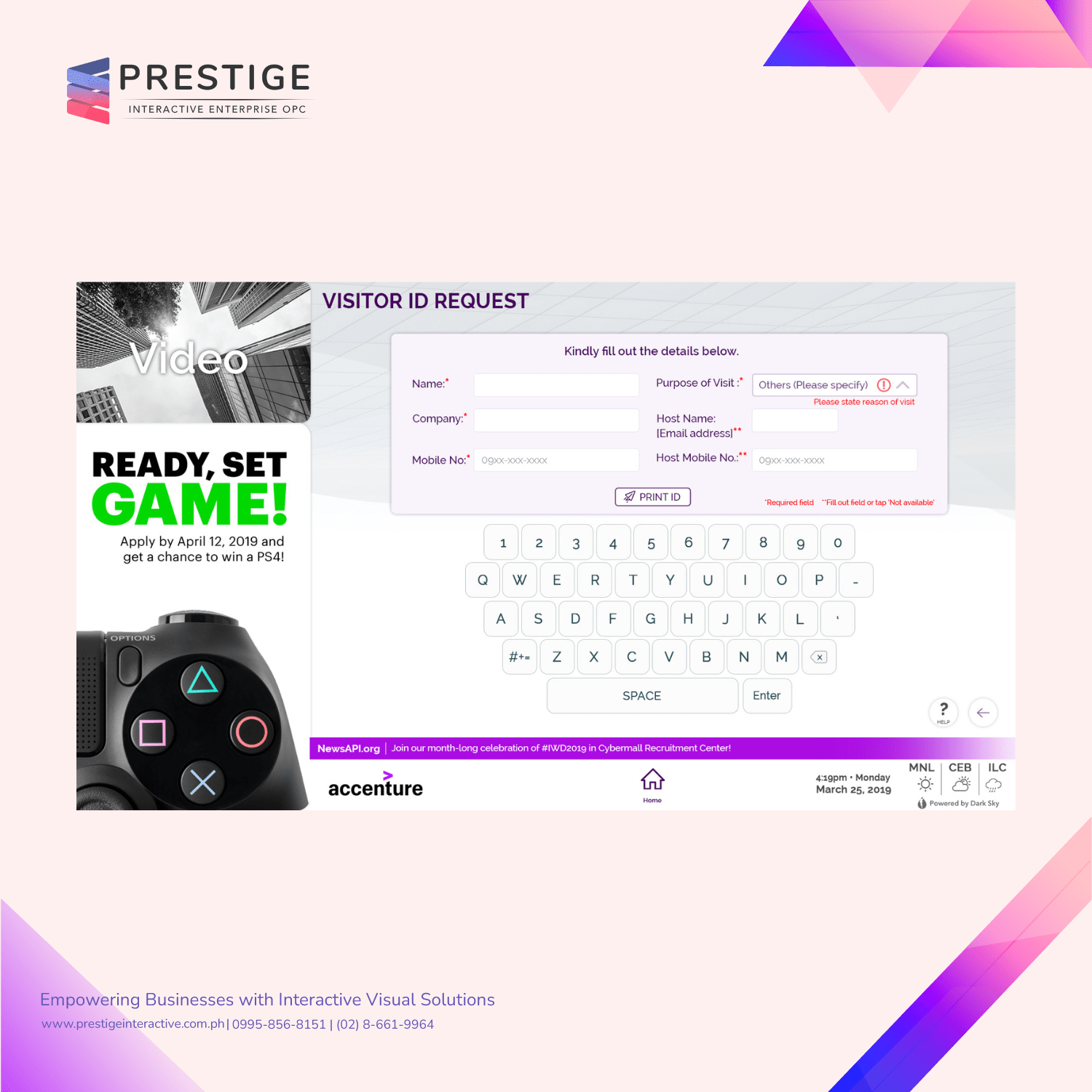 Visitor Management System 1 min